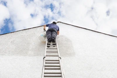 Peinture extérieure à Anstaing — façades et ravalement